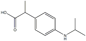 2-[4-(Isopropylamino)phenyl]propionic acid,,结构式