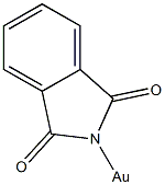 フタルイミジル金(I) 化学構造式