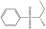 [[(S)-1-Methylpropyl]sulfonyl]benzene,,结构式