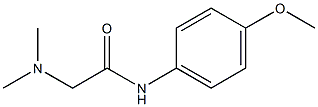 2-Dimethylamino-N-(p-methoxyphenyl)acetamide