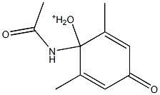 [1-(Acetylamino)-2,6-dimethyl-4-oxo-2,5-cyclohexadienyl]oxonium|
