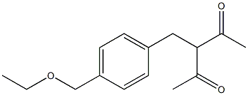 3-(p-Ethoxymethylbenzyl)-2,4-pentanedione