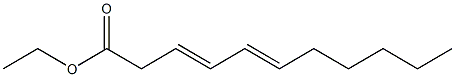 3,5-Undecadienoic acid ethyl ester,,结构式