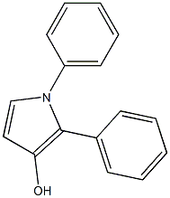 1,2-Diphenyl-3-hydroxy-1H-pyrrole Structure