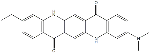 3-(Dimethylamino)-10-ethyl-5,12-dihydroquino[2,3-b]acridine-7,14-dione