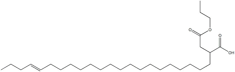 2-(18-ドコセニル)こはく酸1-水素4-プロピル 化学構造式