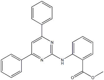 2-(4,6-Diphenylpyrimidin-2-ylamino)benzoic acid methyl ester