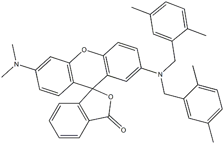 3'-(Dimethylamino)-7'-[bis(2,5-dimethylbenzyl)amino]spiro[isobenzofuran-1(3H),9'-[9H]xanthen]-3-one