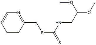 N-(2,2-Dimethoxyethyl)dithiocarbamic acid (2-pyridinylmethyl) ester