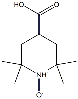 2,2,6,6-Tetramethyl-4-carboxypiperidine 1-oxide Structure