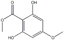 2,6-Dihydroxy-4-methoxybenzoic acid methyl ester Structure