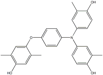 N,N-Bis(4-hydroxy-3-methylphenyl)-4-(4-hydroxy-2,5-dimethylphenoxy)benzenamine