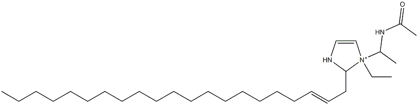 1-[1-(Acetylamino)ethyl]-1-ethyl-2-(2-henicosenyl)-4-imidazoline-1-ium Structure