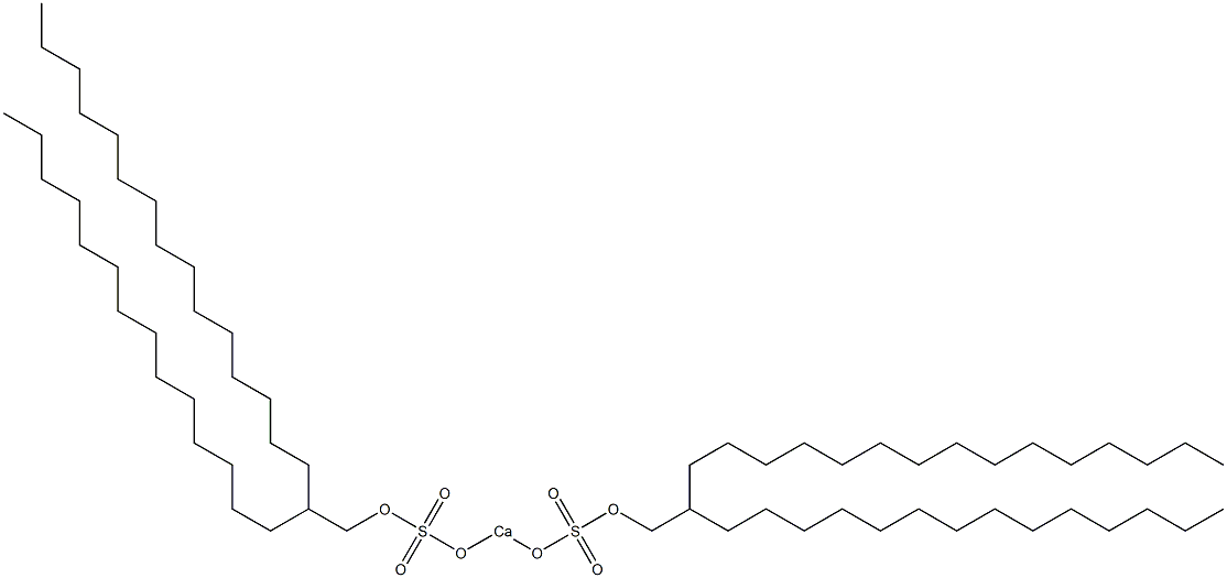 Bis(2-tetradecylheptadecyloxysulfonyloxy)calcium,,结构式