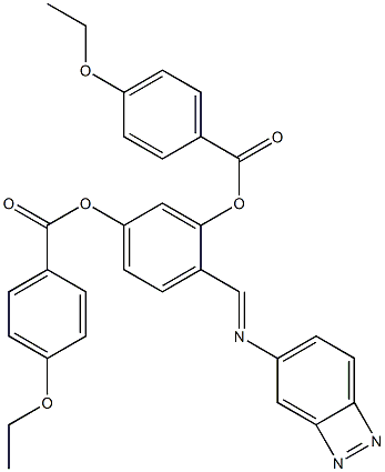 Bis[4-ethoxybenzoic acid]4-[(azobenzen-4-yl)iminomethyl]-1,3-phenylene ester