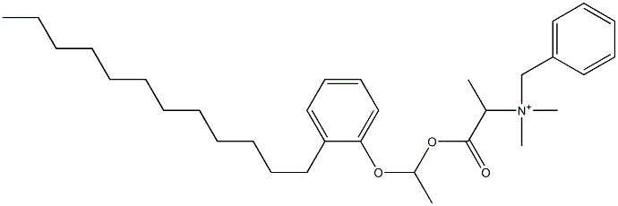 N,N-Dimethyl-N-benzyl-N-[1-[[1-(2-dodecylphenyloxy)ethyl]oxycarbonyl]ethyl]aminium|