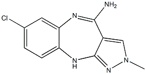  2-Methyl-7-chloro-4-amino 2,10-dihydropyrazolo[3,4-b][1,5]benzodiazepine