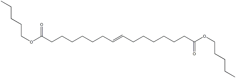 8-Hexadecenedioic acid dipentyl ester,,结构式