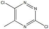 3,6-Dichloro-5-methyl-1,2,4-triazine Structure