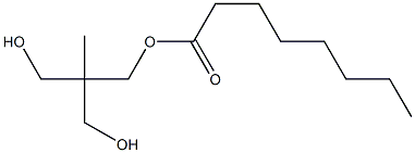 Octanoic acid 3-hydroxy-2-(hydroxymethyl)-2-methylpropyl ester Structure