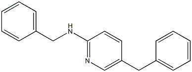N,5-Dibenzylpyridin-2-amine Struktur