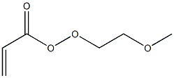 2-Propeneperoxoic acid 2-methoxyethyl ester 结构式