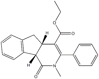 (4aS,9bS)-1-Oxo-2,4a,5,9b-tetrahydro-2-methyl-3-phenyl-1H-indeno[1,2-c]pyridine-4-carboxylic acid ethyl ester