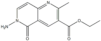 6-(Amino)-2-methyl-5-oxo-5,6-dihydro-1,6-naphthyridine-3-carboxylic acid ethyl ester