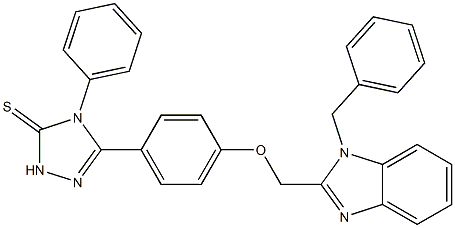  5-[4-[(1-Benzyl-1H-benzimidazol-2-yl)methoxy]phenyl]-4-phenyl-2H-1,2,4-triazole-3(4H)-thione