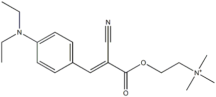  N,N,N-Trimethyl-2-[2-cyano-3-[4-(diethylamino)phenyl]acryloyloxy]ethanaminium