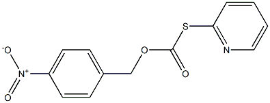 Thiocarbonic acid O-(4-nitrobenzyl)S-(2-pyridyl) ester Struktur