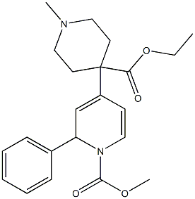 1-Methyl-4-[(1,2-dihydro-1-methoxycarbonyl-2-phenylpyridin)-4-yl]piperidine-4-carboxylic acid ethyl ester