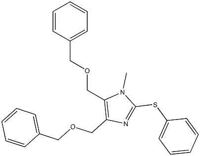 1-Methyl-2-(phenylthio)-4,5-bis(benzyloxymethyl)-1H-imidazole