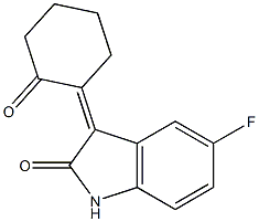 5-Fluoro-2,3-dihydro-3-(2-oxocyclohexylidene)-1H-indol-2-one|