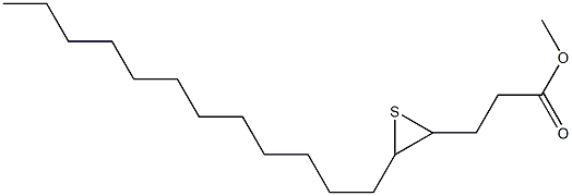 4,5-Epithioheptadecanoic acid methyl ester Struktur