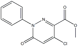 1,6-Dihydro-4-chloro-6-oxo-1-(phenyl)pyridazine-3-carboxylic acid methyl ester