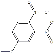 3,4-ジニトロ-1-メトキシベンゼン 化学構造式