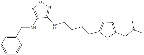 3-[[2-[[[5-[(Dimethylamino)methyl]furan-2-yl]methyl]thio]ethyl]amino]-4-benzylaminofurazan