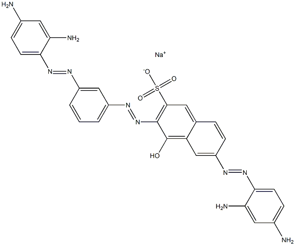 6-[(2,4-Diaminophenyl)azo]-3-[[3-[(2,4-diaminophenyl)azo]phenyl]azo]-4-hydroxy-2-naphthalenesulfonic acid sodium salt