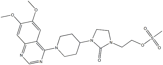 1-[1-(6,7-Dimethoxyquinazolin-4-yl)piperidin-4-yl]-3-[2-(methanesulfonyloxy)ethyl]imidazolidin-2-one