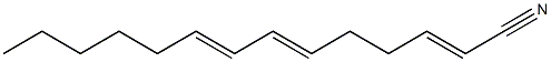 2,6,8-Tetradecatrienenitrile Structure