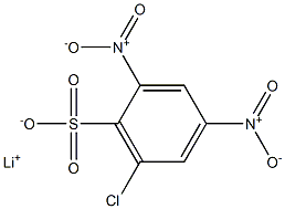 6-Chloro-2,4-dinitrobenzenesulfonic acid lithium salt 结构式