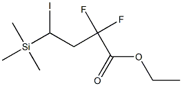 2,2-Difluoro-4-iodo-4-(trimethylsilyl)butanoic acid ethyl ester