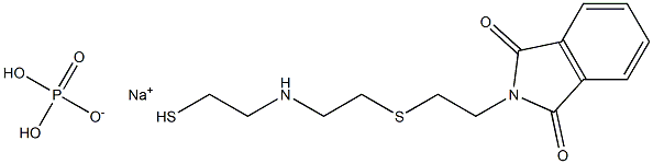 2-[2-[2-(1,3-Dioxo-2,3-dihydro-1H-isoindol-2-yl)ethylthio]ethylamino]ethanethiol phosphoric acid sodium salt