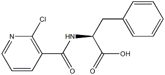 N-(2-Chloronicotinoyl)phenylalanine Structure