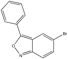 3-Phenyl-5-bromo-2,1-benzisoxazole 结构式