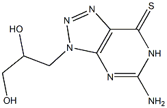 5-Amino-3-(2,3-dihydroxypropyl)-3H-1,2,3-triazolo[4,5-d]pyrimidine-7(6H)-thione