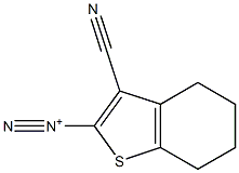 3-Cyano-4,5,6,7-tetrahydrobenzo[b]thiophene-2-diazonium