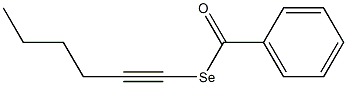 Selenobenzoic acid Se-(1-hexynyl) ester