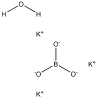 Potassium borate hydrate,,结构式